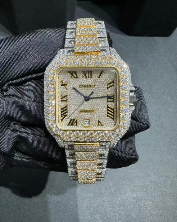 Diamond Cartier watch
