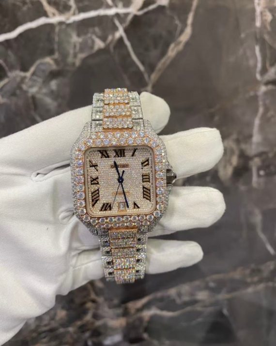 Lab diamond Cartier Santos