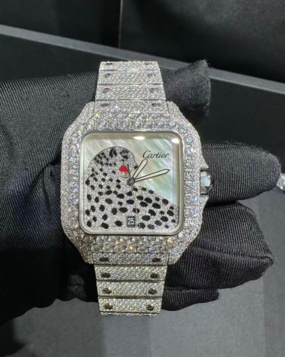 Lab diamond Cartier Santos W2SA0006