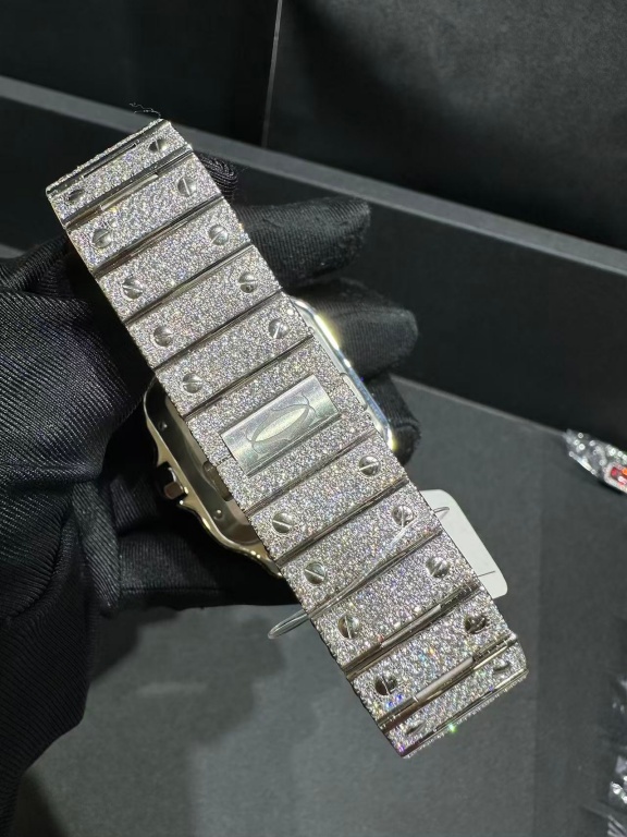 Lab diamond Cartier Santos W2SA0006 - Image 5