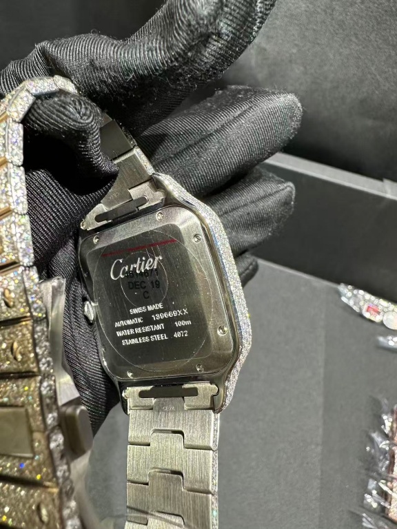 Lab diamond Cartier Santos W2SA0006 - Image 4