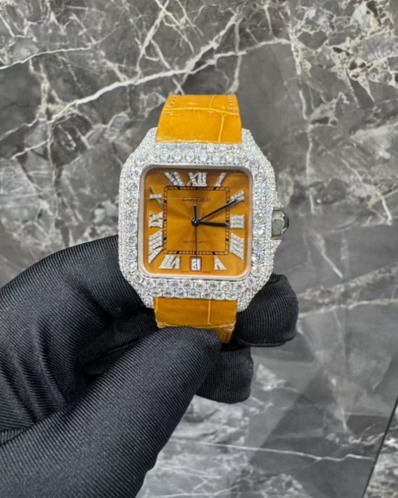 Lab-grown diamond watch